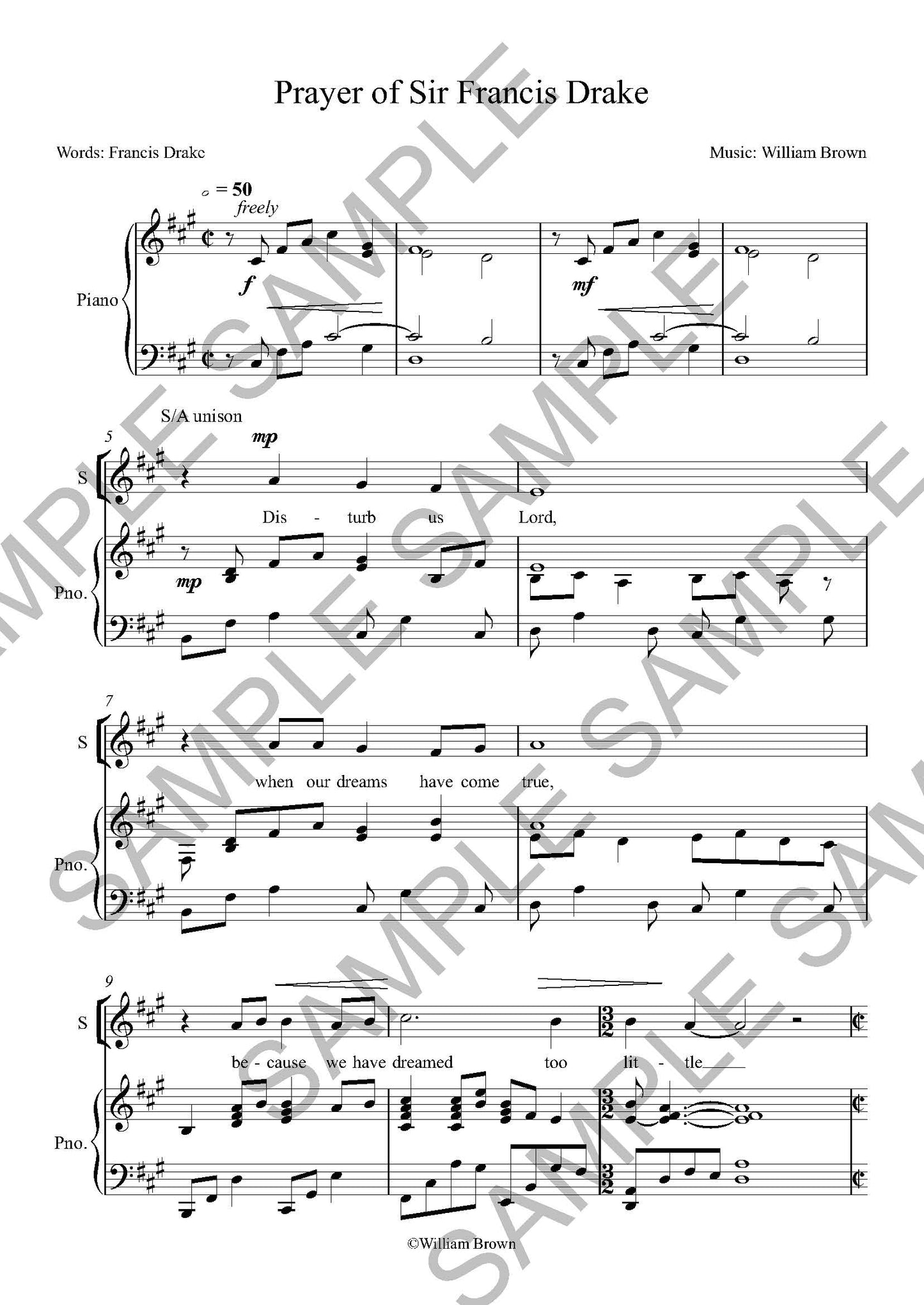 Prayer of Sir Francis Drake